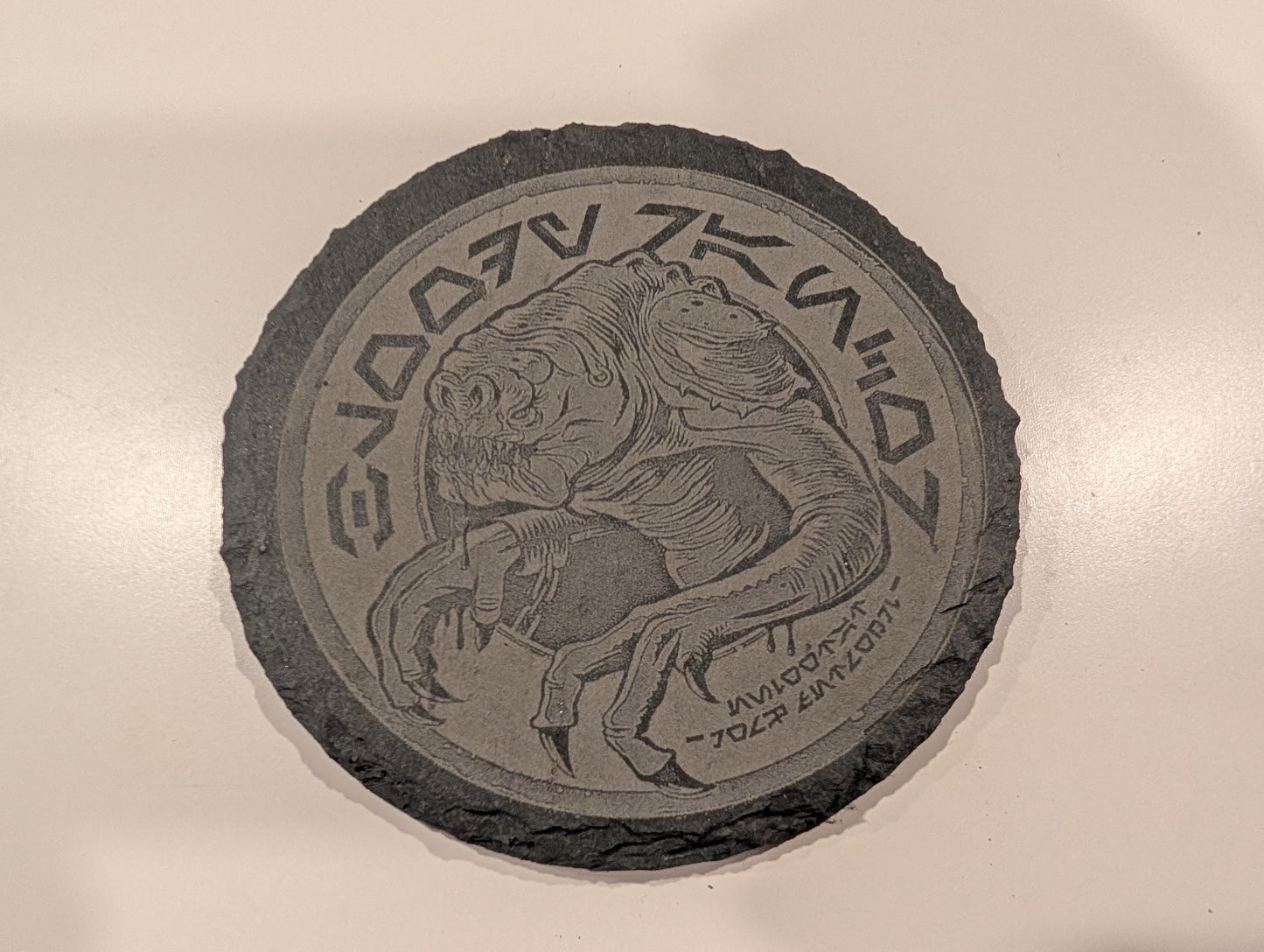 Star Wars Oga's Cantina Slate Coasters Natural Or Coated Galaxy's Edge Black Spire Outpost Batuu