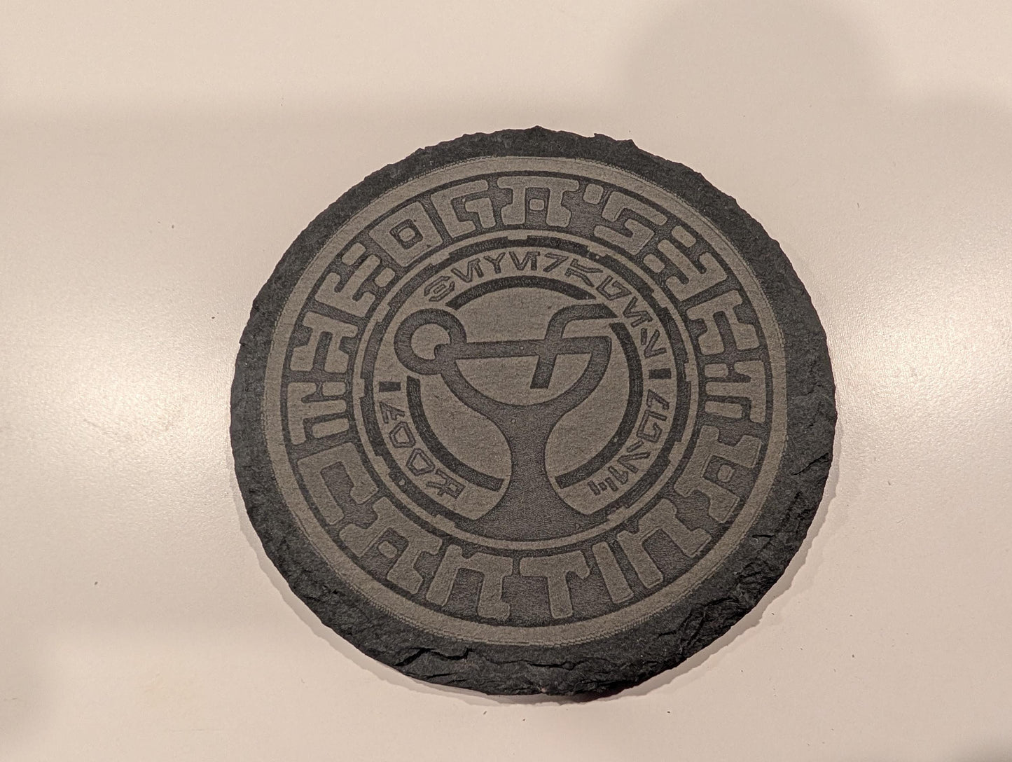 Star Wars Oga's Cantina Slate Coasters Natural Or Coated Galaxy's Edge Black Spire Outpost Batuu