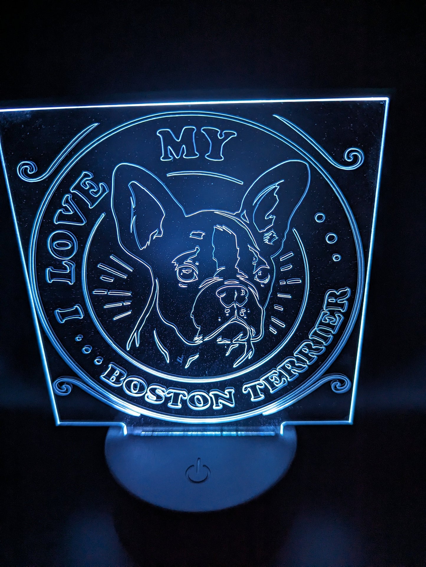 I love my Boston Terrier Decorative Color Changing LED Lamp