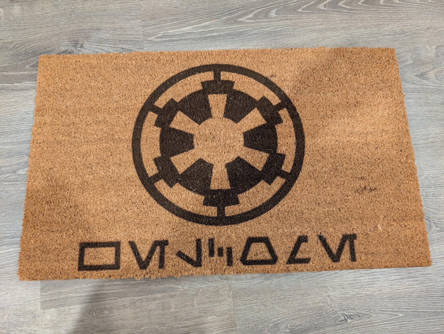 Star Wars Imperial Cog Aurebesh Welcome Doormat 30 x 18 inches 2 Styles Available
