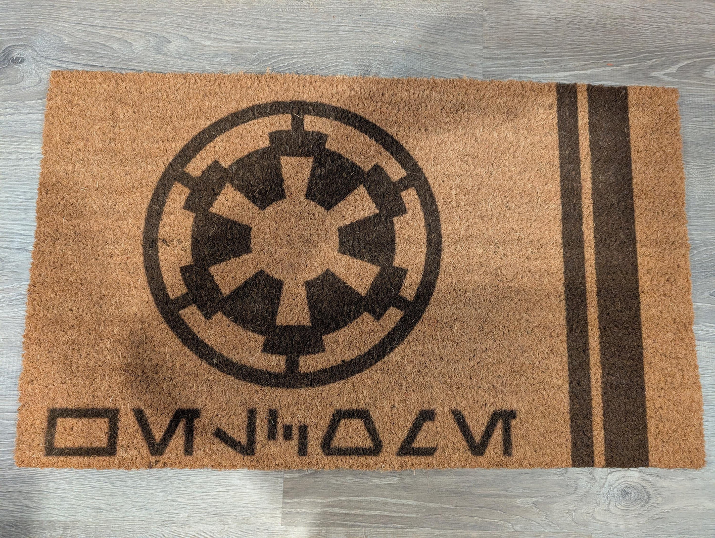Star Wars Imperial Cog Aurebesh Welcome Doormat 30 x 18 inches 2 Styles Available