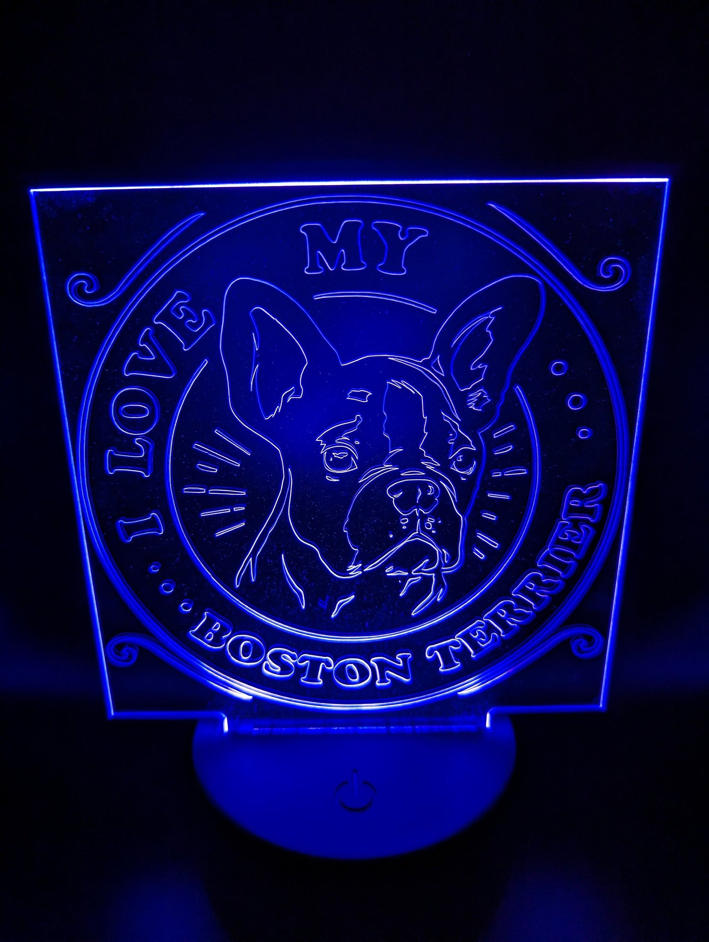 I love my Boston Terrier Decorative Color Changing LED Lamp