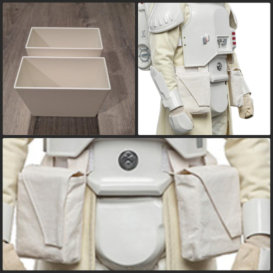Snowtrooper - Utility Pouch Inserts Star Wars Costume Replica - Soft Parts Accessory pockets