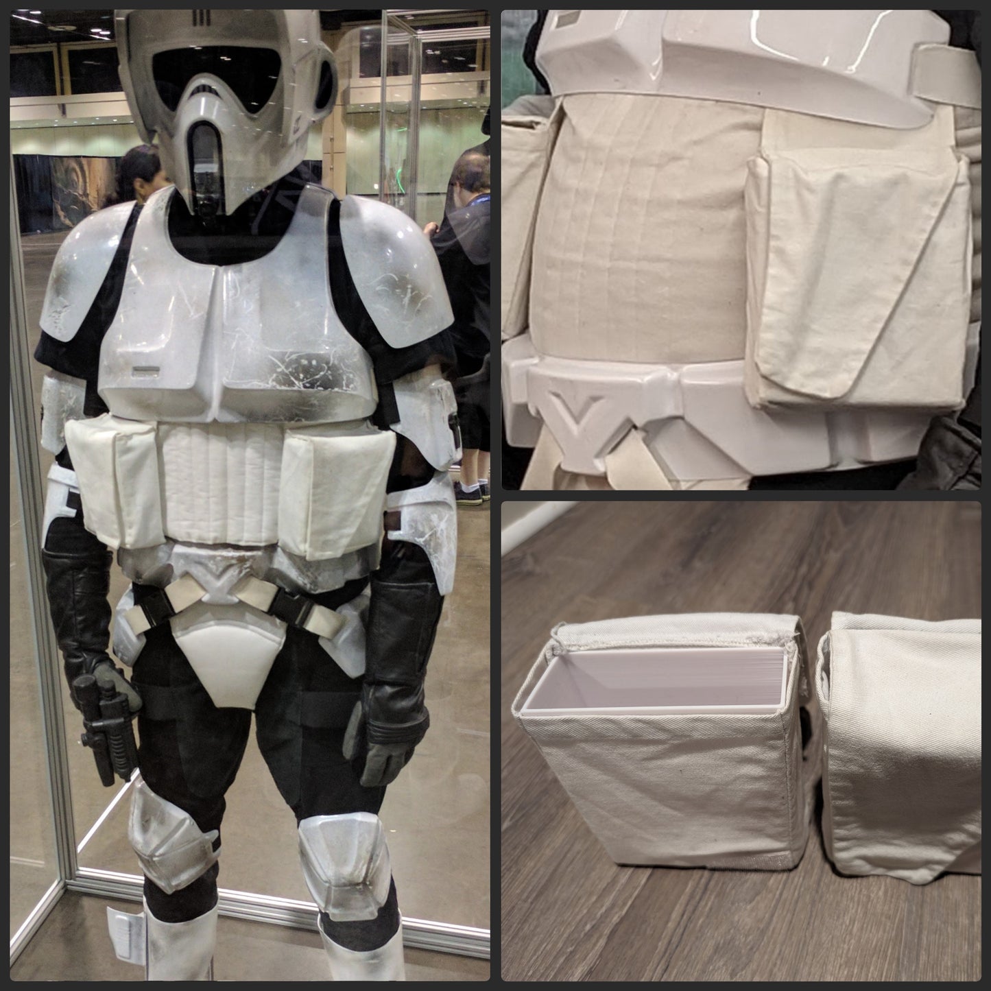 Personalized Scout Trooper - Utility Pouch Inserts Star Wars Costume Replica - Soft Parts Accessory pockets  (Traditional and Shadow Available)